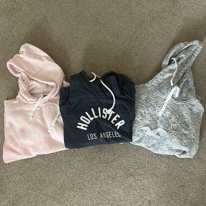 Bundle Of 3 Hollister Hoodies